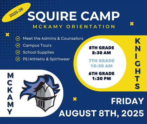 Squire Camp - August 8